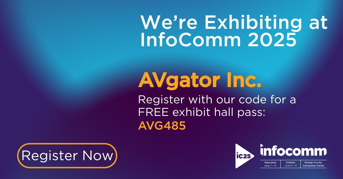 🚀 AVgator at InfoComm 2025 – Book Your Personal AVStudio Demo with Crestron CSP