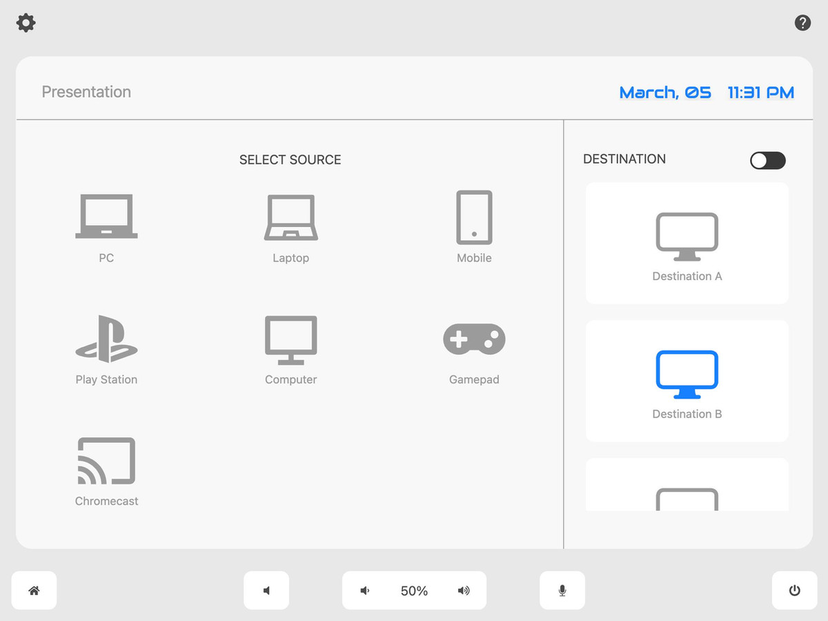 Bright Conference Space Template Presentation Page AVstudio