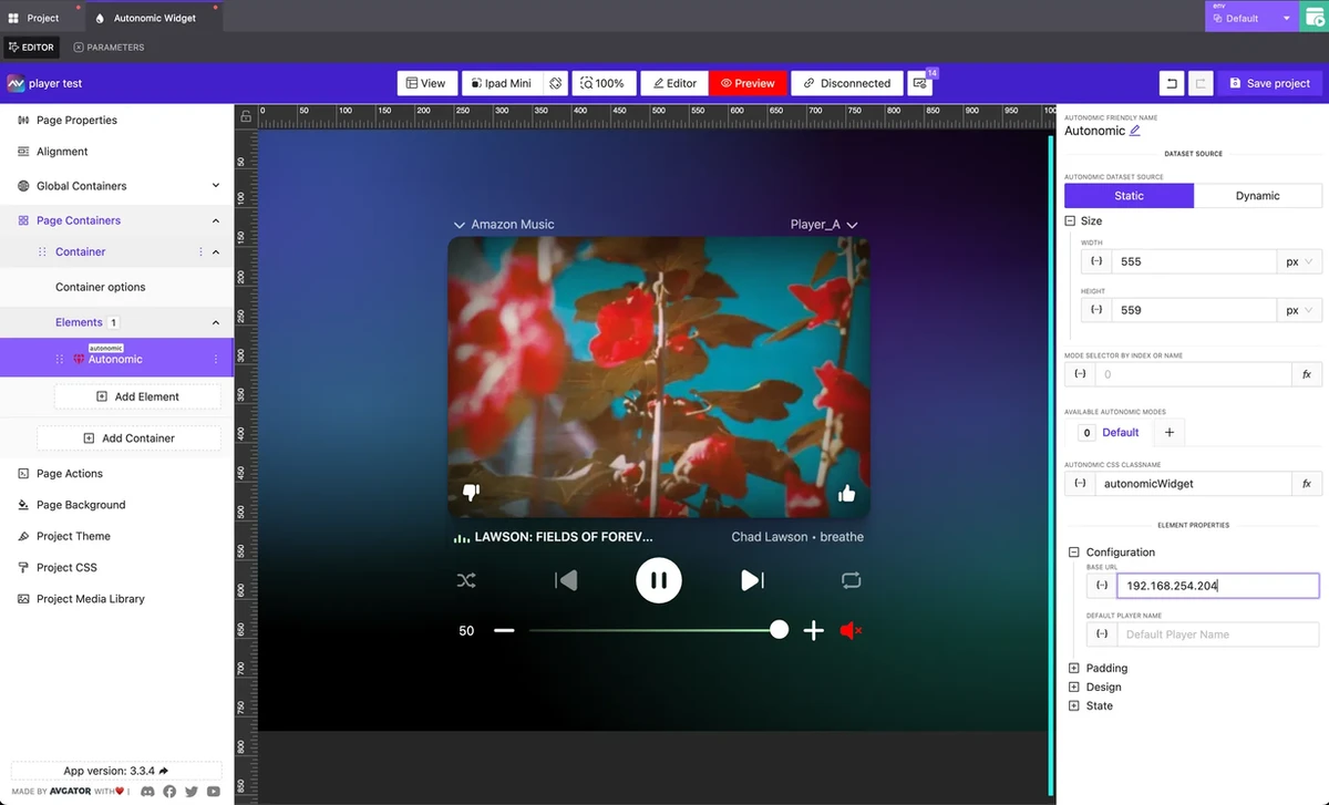 What’s new in AVStudio GUI Editor | Version 3.4.0 | Premium Widgets | Web Connectors